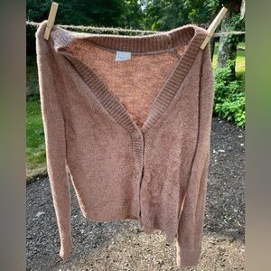 Abercrombie kids Button Cardigan Blush Pink Soft Size 15/16
